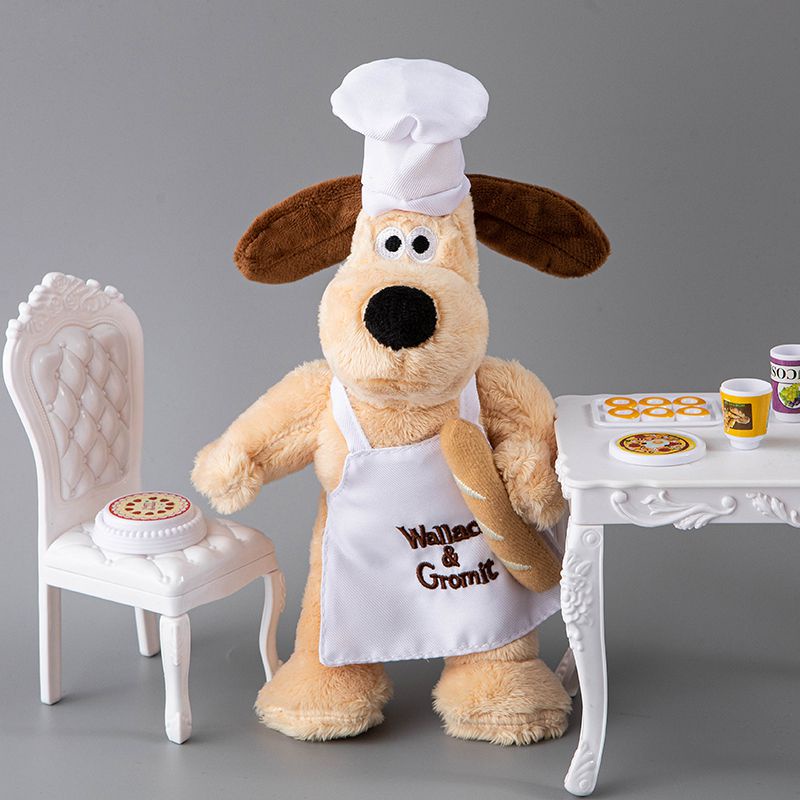 Mới Thú Nhồi Bông Hình Đầu Bếp Wallace Và Gromit BBC 1989