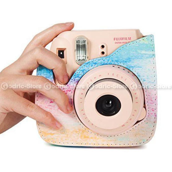 Túi Da Đựng Máy Ảnh Fujifilm Polaroid Instax Mini 8 & 9