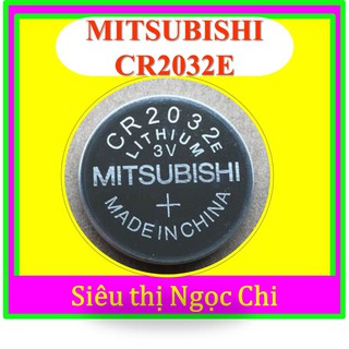 Pin 3V Mitsubishi Electric CR2032e chính hãng dùng cho máy đo thân nhiệt covid 2019, đo đường huyết, remode, cân điện tử