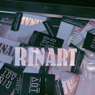Decal Logo Sticker Patch in áo ủi trực tiếp lên vải chữ phản quang RINART