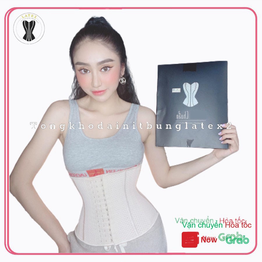 Đai Nịt Bụng Latex 25 xương THÔNG HƠI , Gen Nịt Bụng Sau Sinh dùng chuyên đai định hình bụng , đai latex