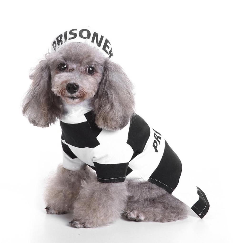 Bộ Đồ Hóa Trang Tù Nhân Dịp Halloween Cho Thú Cưng