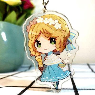 (Mica trong acrylic) Móc khóa Identity V quà tặng xinh xắn dễ thương in hình anime chibi nhiều mẫu M04