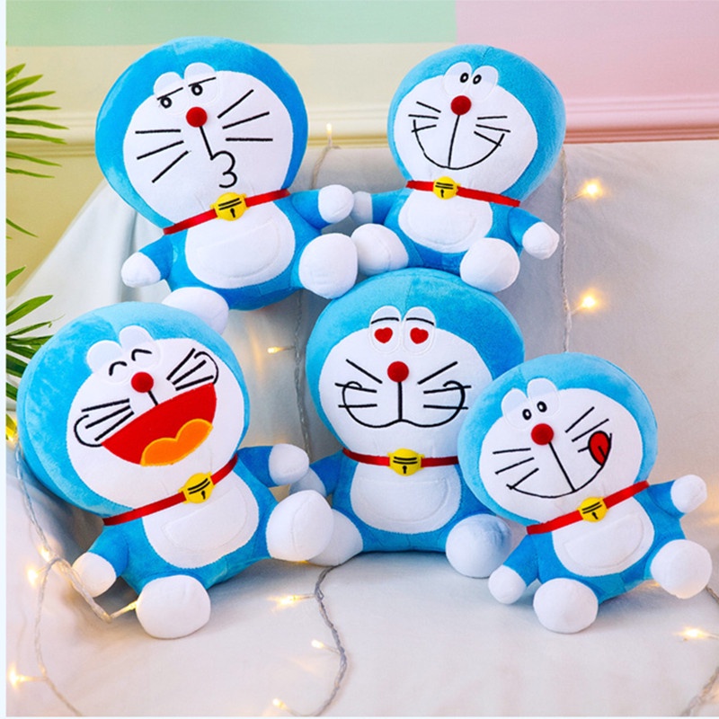 Đồ Chơi Mèo Máy Doraemon Nhồi Bông Chất Lượng Cao Vui Nhộn Làm Quà Tặng Giáng Sinh