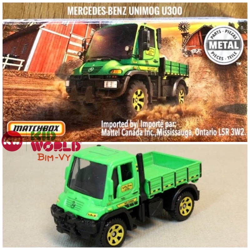 Xe mô hình Matchbox Box Tải Mercedes-Benz Unimog U300 97/100.