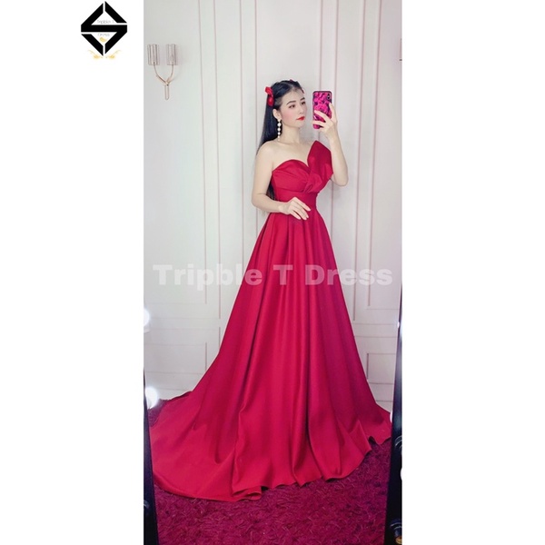 Đầm maxi mặc cưới đi bạn nhẹ nhàng TRIPBLE T DRESS - size S/M/L - MS213Y