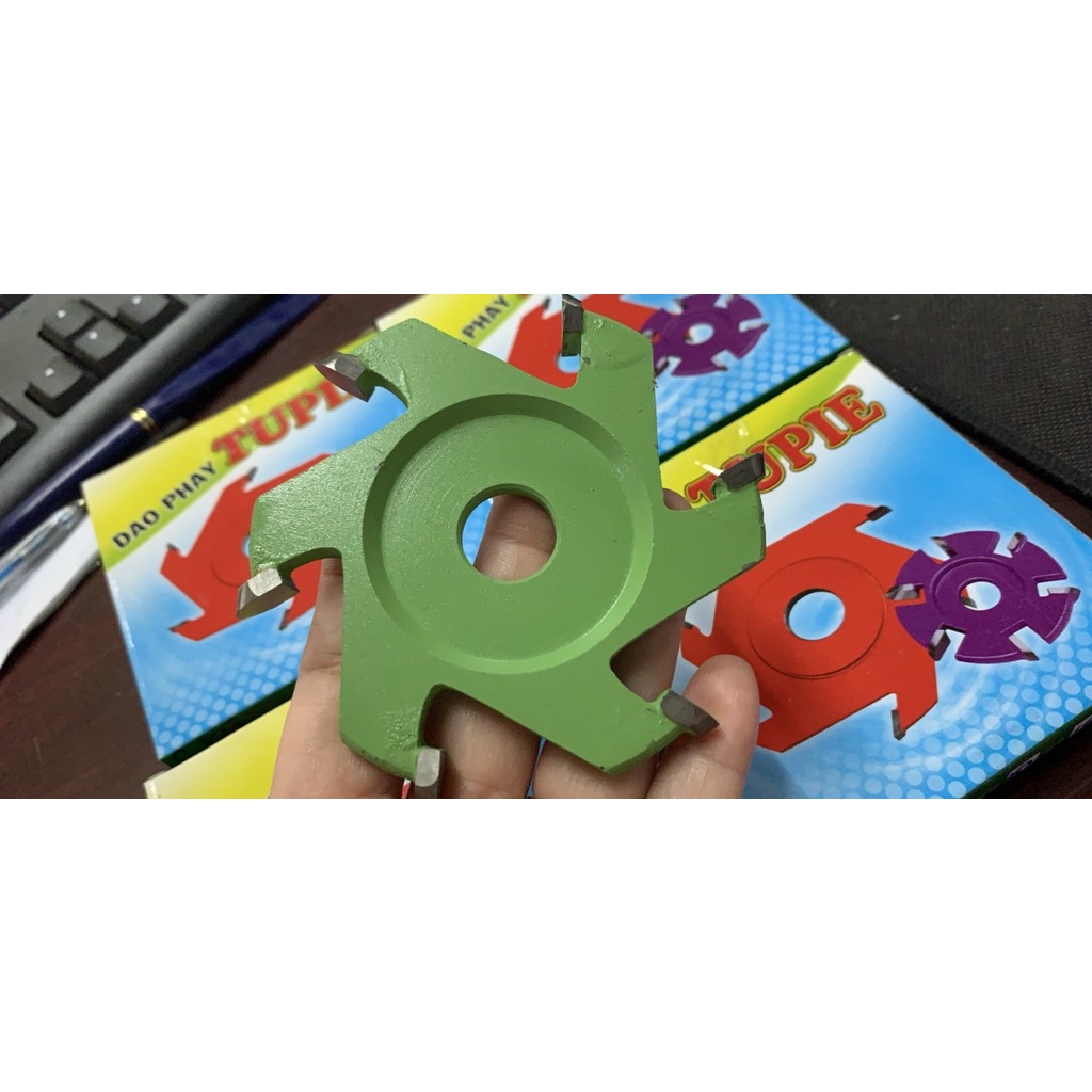 DAO TUBI MÓC GỖ 100 X 10 X lỗ 16 X 6cánh