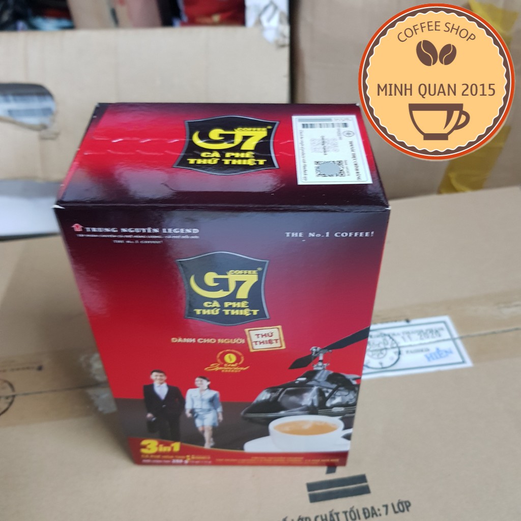 Cà Phê Sữa G7 3in1 Hộp 18 Gói / Hộp 21 Gói Trung Nguyên (Có Tem Xác Thực Chính Hãng) | BigBuy360 - bigbuy360.vn