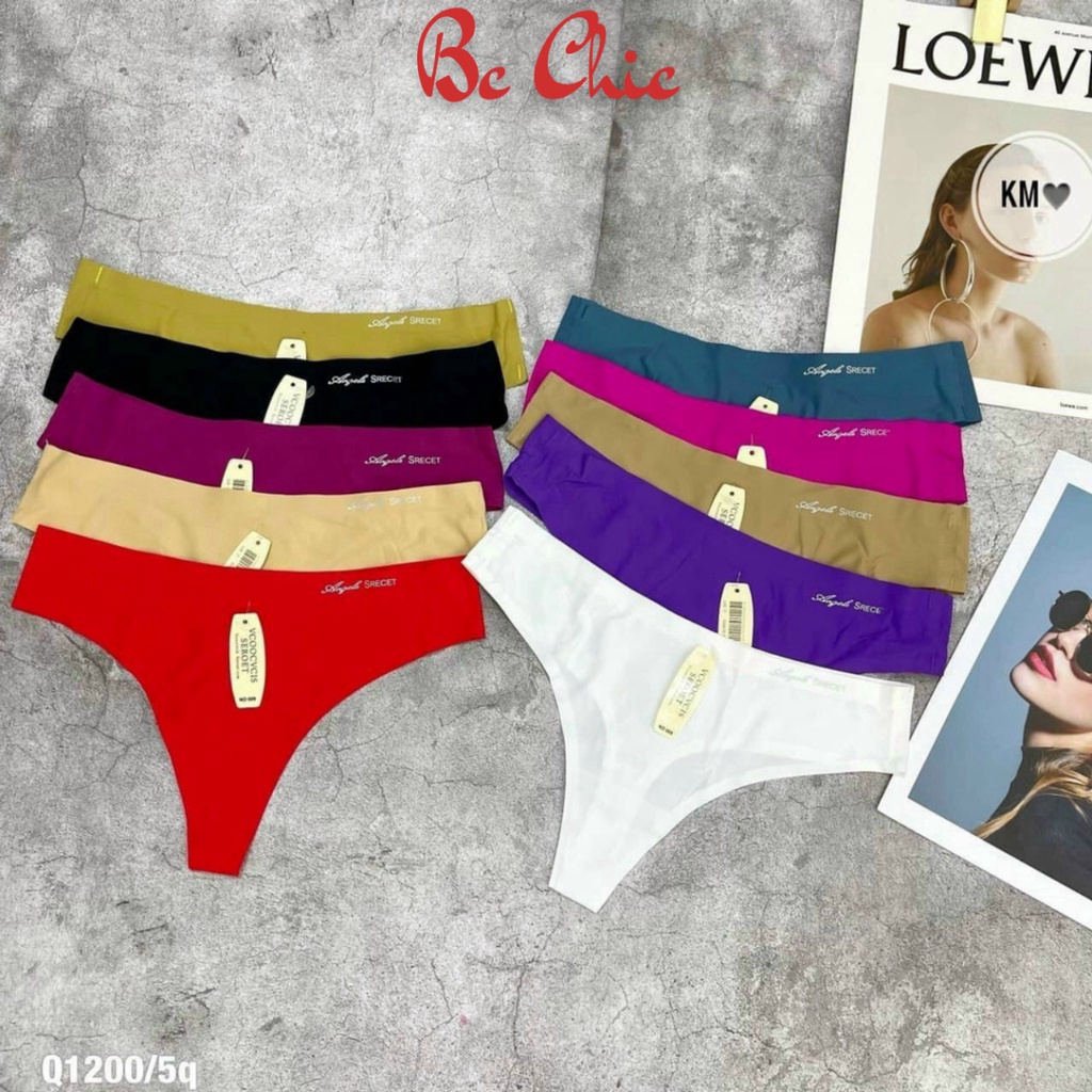 Quần Lọt Khe Nữ - Quần Lót Lọt Khe Đúc Su thoáng mát sexy gợi cảm tạo đường cong quyến rũ MÃ Q009 BC_CHIC LINGERIE