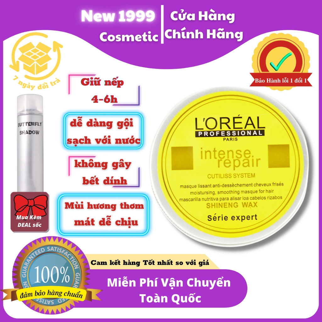 Sáp vuốt tóc nam tạo kiểu tóc cứng giữ nếp chính hãng LR1