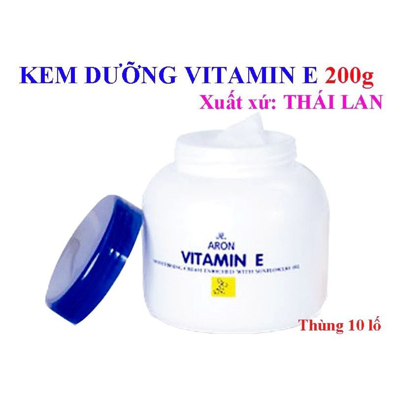 Kem dưỡng ẩm toàn thân Vitamin E Aron
