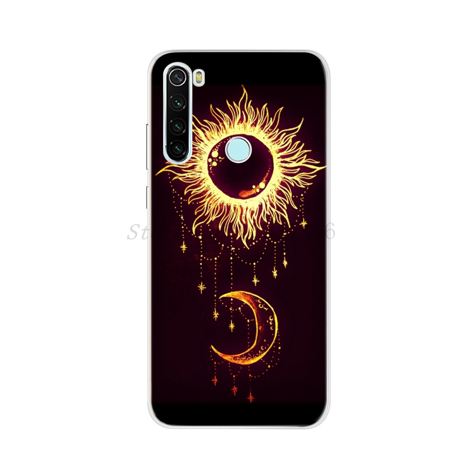 Ốp điện thoại silicon TPU mềm trong suốt cho Xiaomi Redmi Note 8T 2021 Note 8 Pro Note8 tùy chọn họa tiết