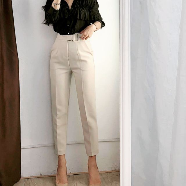 QUẦN TÂY CÚC LỆCH ĐAI VUÔNG SIÊU SANG | BigBuy360 - bigbuy360.vn