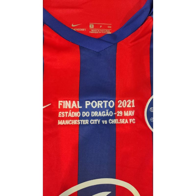 Chelsea Áo Thun Thể Thao Jersey 3rd 2020 2021 Fullpatch Ucl + Mdt Final Uefa Champions League 2021