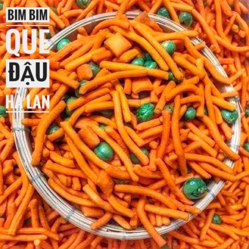 Bim bim que cay thái lan, que cay đậu hà lan ăn liền hộp 400g, ăn vặt Sài Gòn ngon bổ rẻ | SaiGonFood