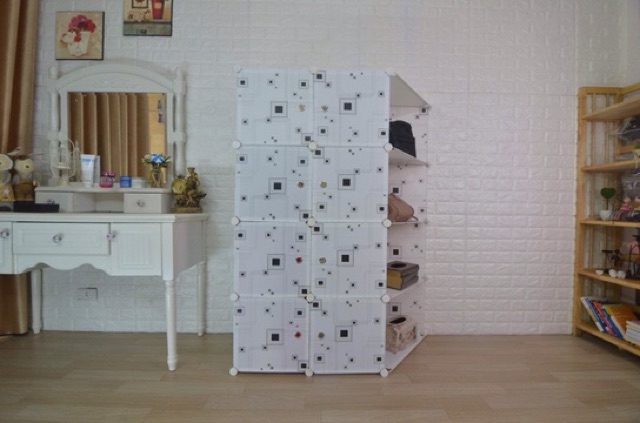 FREESHIP 99K TOÀN QUỐC_XẢ 99 TỦ NHỰA GHÉP 8 Ô THÂN SÂU 47cm. Tặng kèm 1 treo đồ. Mẫu siêu bán chạy