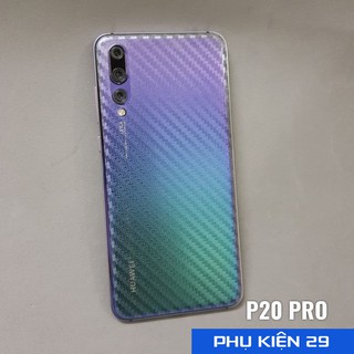 [Huawei P20 Pro] Dán lưng 3D vân Cacbon - Carbon