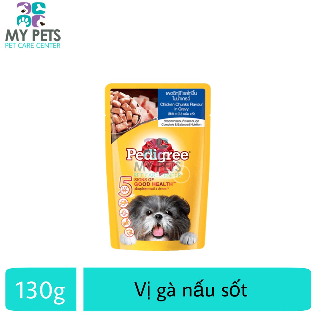 Thức ăn pate cho chó Pedigree nhiều vị - Gói 130g