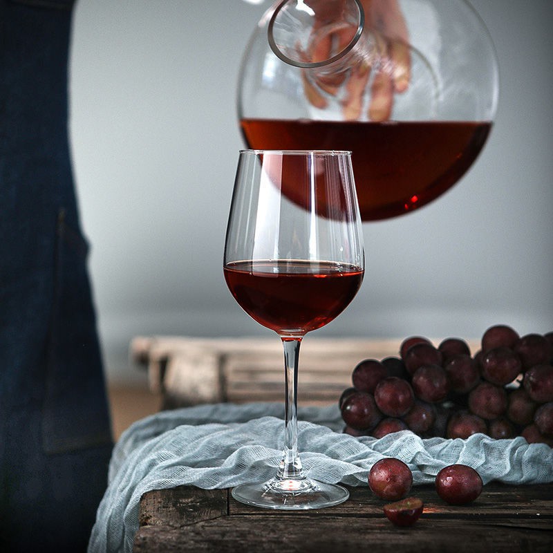 Bộ ly rượu vang đỏ Lemiya hộ gia đình 6 chiếc cốc thủy tinh pha lê cường lực 2 sáng tạo