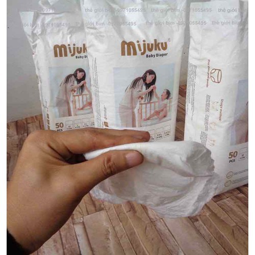 BỈM QUẦN MIJUKU ( 2 bịch 50 miếng ) nhật bản M100 L100 XL100 XXL100 XXXL100