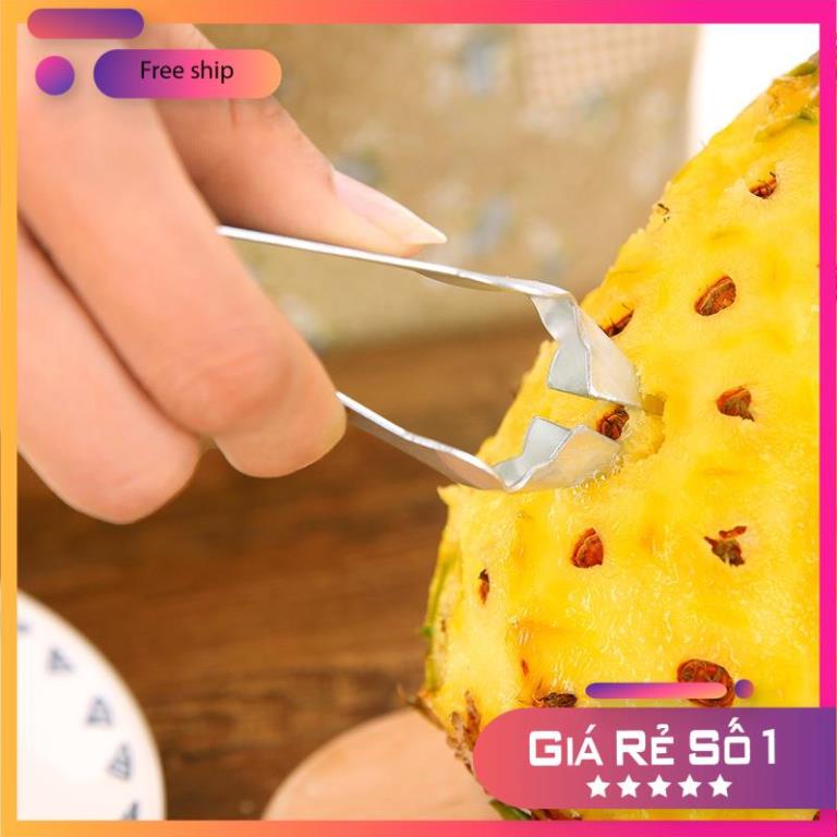 Dụng Cụ Khều - Gắp Lấy Mắt Dứa - Kẹp Cắt Mắt Thơm Nhanh Gọn Bằng Thép Loại 1