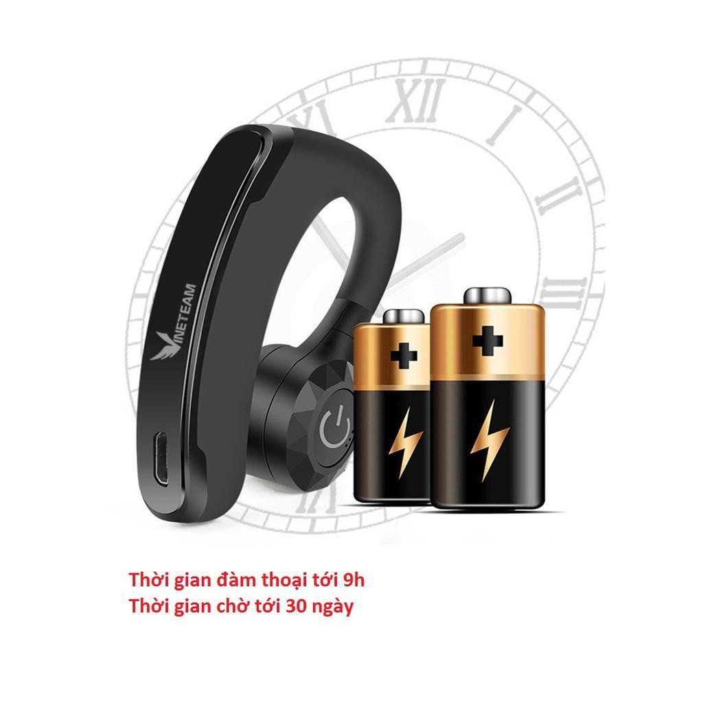Tai Nghe Bluetooth V11 móc vành tai chống ồn kèm mic