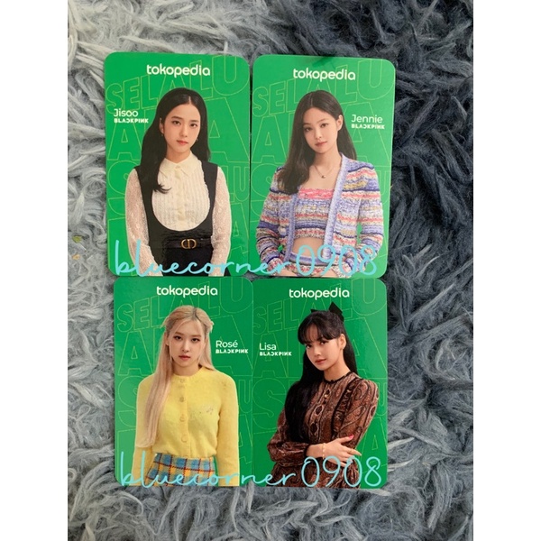 ẢNH BLACKPINK CARD CHÍNH HÃNG JENNIE JISOO ROSES LISA