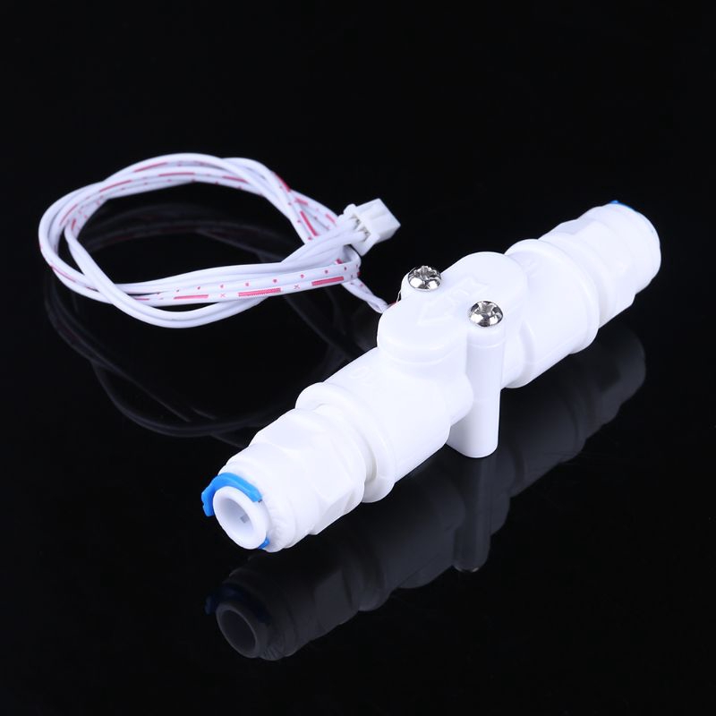 dark* 1/4 NPT Water Flow Switch PE Tube Dispenser Purifier Liquid Flow Sensor Switch