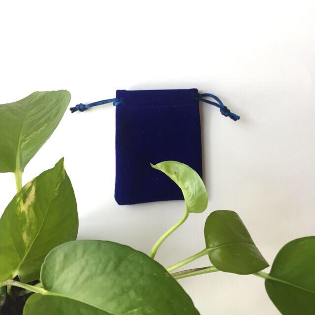 Túi vải nhung 7cm 9cm dây rút đựng trang sức, quà tặng, mỹ phẩm