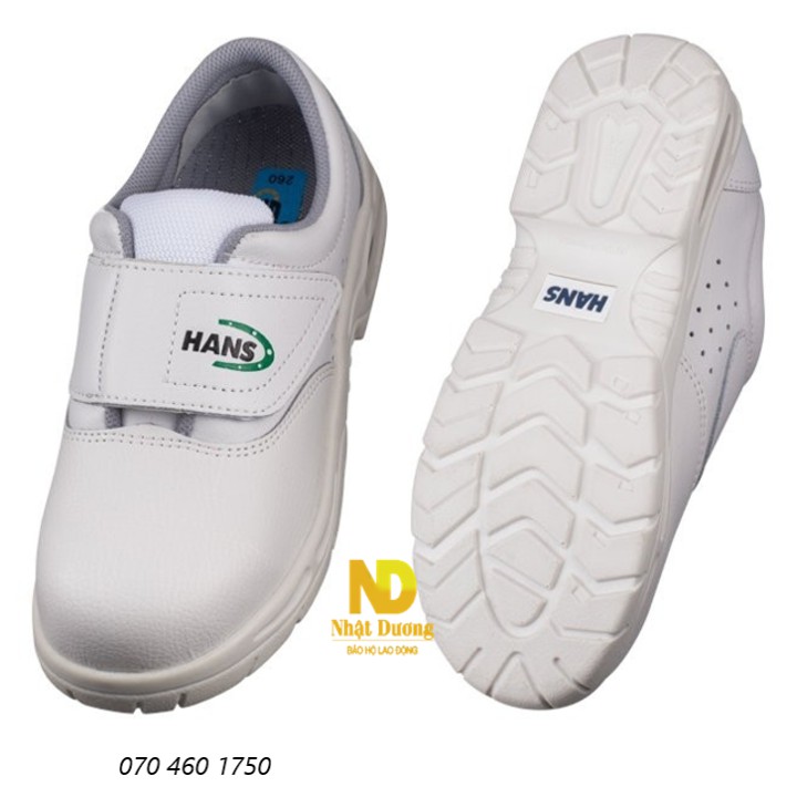 Hàng Chính Hãng - Giày Bảo Hộ Lao Động Hans HS-202 Air Da Tự Nhiên Dùng Trong Phòng Sạch Hình Thật - Bảo Hành 3 Tháng | BigBuy360 - bigbuy360.vn