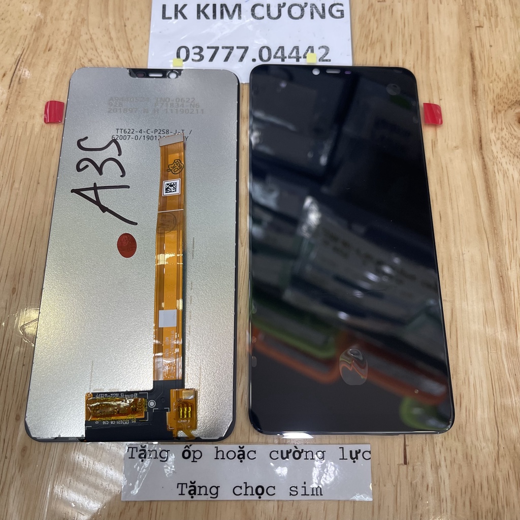 Màn hình tương thích oppo A3S -32GB dây vàng / a3s -16gb / a5 / realme c1 / realme 2