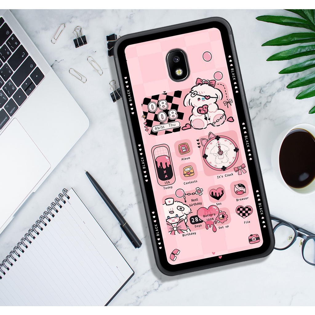Ốp Lưng Samsung J3 PRo - J5 PRO - J7 PRO - J7 PLUS, In Hình Gấu Cute, màu sắc bắt mắt.