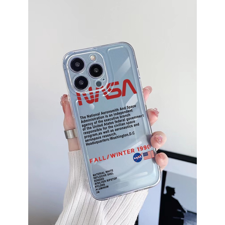 Ốp Điện Thoại TPU Gel Đệm Khí Chống Rơi Hình NASA Cho Samsung Galaxy S22 Plus Note 20 Ultra 10 S21 FE S20