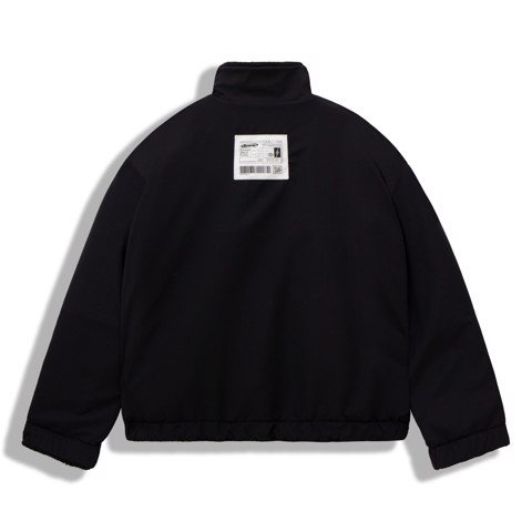 Áo Khoác nam nữ SWE REVERSIBLE FLEECE JACKET - Black basic, form rộng thoải mái, giữ ấm tốt