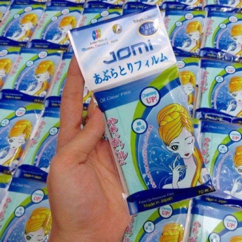 Giấy thấm dầu Jomi, Nhật - Giấy thấm dầu dạng Film 70 tờ | BigBuy360 - bigbuy360.vn