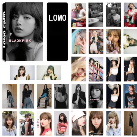 Hộp thẻ ảnh 30 tấm Lomo card Lisa Blackpink