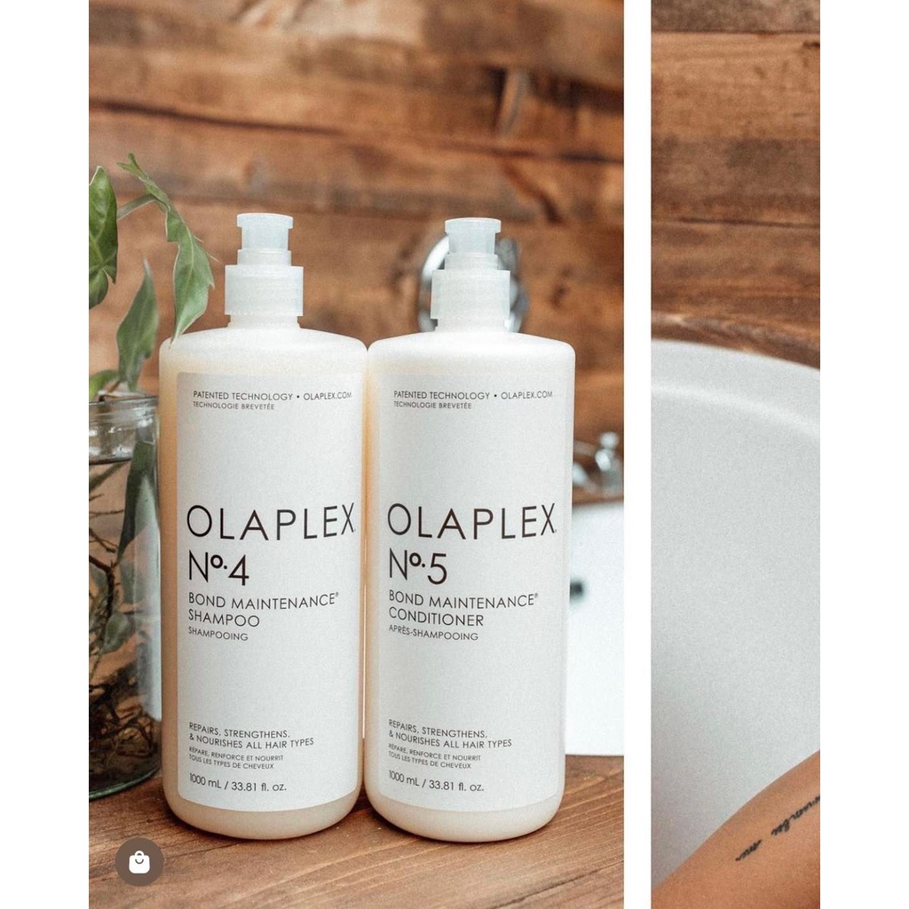 BỘ GỘI XẢ OLAPLEX SỐ 4 & SỐ 5 PHỤC HỒI TÓC KHÔ XƠ HƯ TỔN USA 1000ml