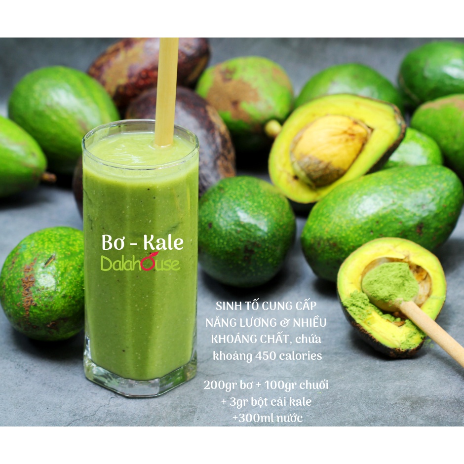 Bột Cải Xoăn  Hữu Cơ Nguyên Chất Sấy Lạnh Dalahouse