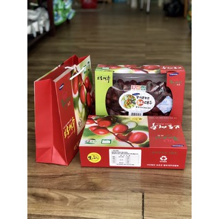 [CHÍNH HÃNG - LOẠI 1] Giỏ Quà Tặng Táo Đỏ Sấy Khô Hàn Quốc - Hàng Chuẩn Nhập Khẩu Loại 1