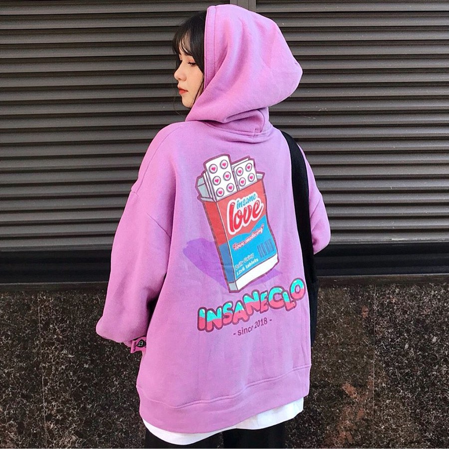 [Kèm Quà] ÁO HOODIE - ÁO KHOÁC NỈ NGOẠI Dây Kéo (HD1160 - Insane Love - Kèm Ảnh Thật) - AK.STORE | BigBuy360 - bigbuy360.vn