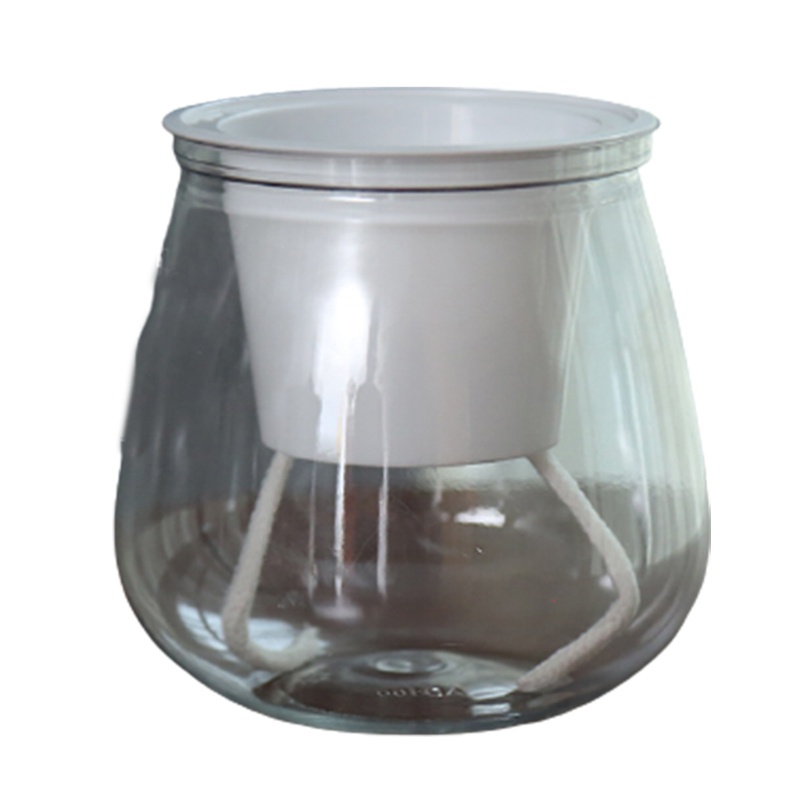 Chậu Trồng Cây Tự Động Bằng Nhựa Trong Suốt Thấm Hút Nước