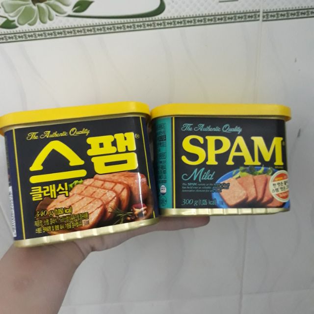 Thịt hộp Spam Hàn Quốc 340g