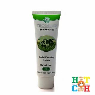 Sữa rửa mặt trắng da tinh chất sữa bò 120g - trắng có hạt thorakao