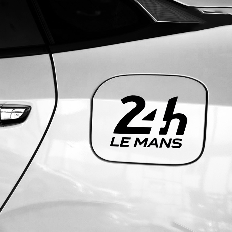 P-a492.Sticker Phản Quang Dán Quạt Xe Hơi LEMANS 24 Giờ Chất Lượng Cao