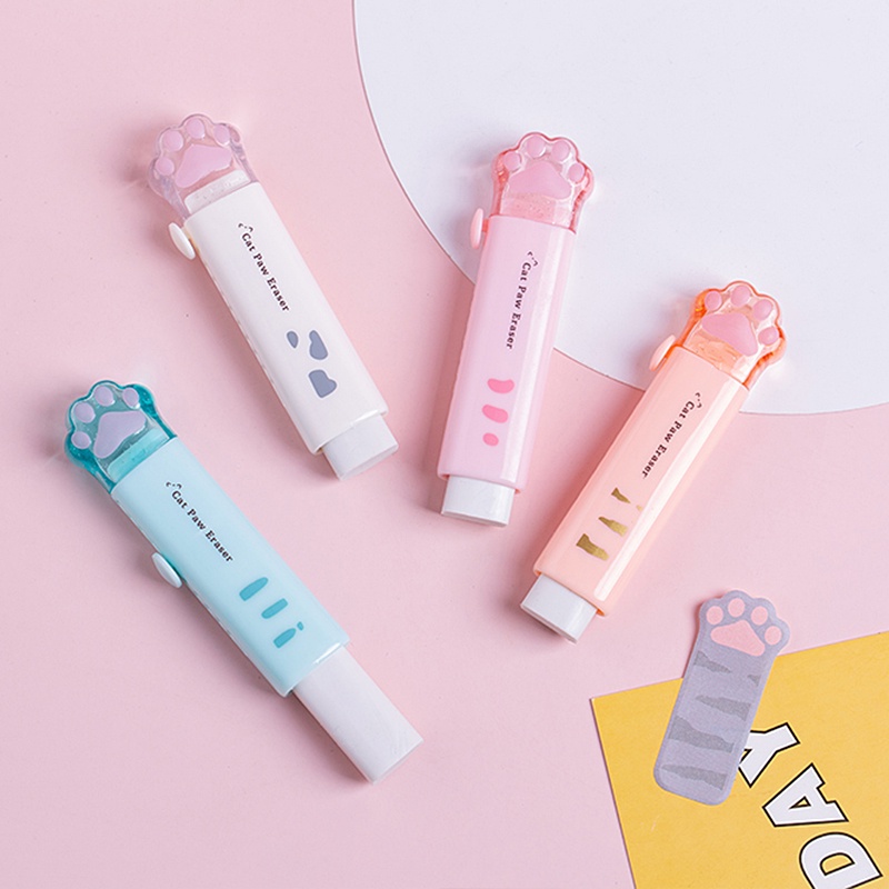 1 Cục Tẩy Bút Chì Mini Hình Chân Mèo Dễ Thương C6741