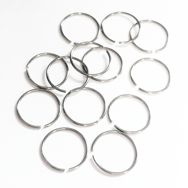 khuyên tròn mỏng 3mm đeo tai, mũi, môi - khuyên inox cao cấp không gỉ sét