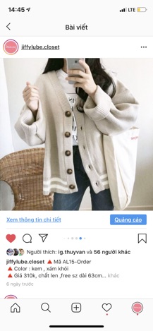 [ORDER] Áo len oversize