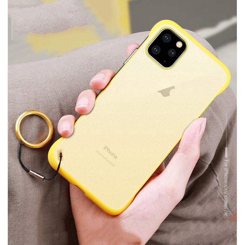 Ốp điện thoại PC cứng có vòng nhẫn cho iPhone 12 11 Pro Max XR X Xs Max 8 7 Plus | BigBuy360 - bigbuy360.vn