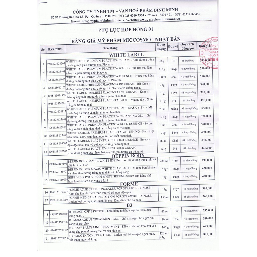 [SẴN HÀNG][QUÀ TẶNG] NƯỚC HOA HỒNG SỐ 1 NHẬT  BẢN MICCOSMO WHITE LABEL PREMIUM PLACENTA ESSENCE | BigBuy360 - bigbuy360.vn
