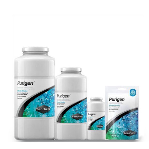 SEACHEM PURIGEN 100ml - 250ml - 500ml - Vật liệu lọc khử độc, khử màu, làm trong nước